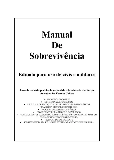 Manual de sobrevivência