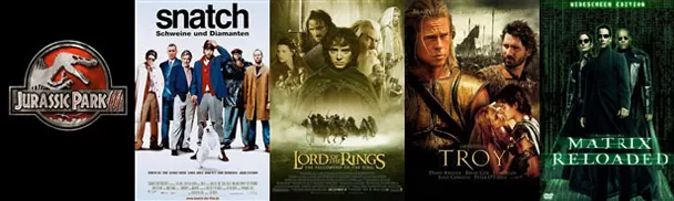 Redes Sociais de Filmes mais populares